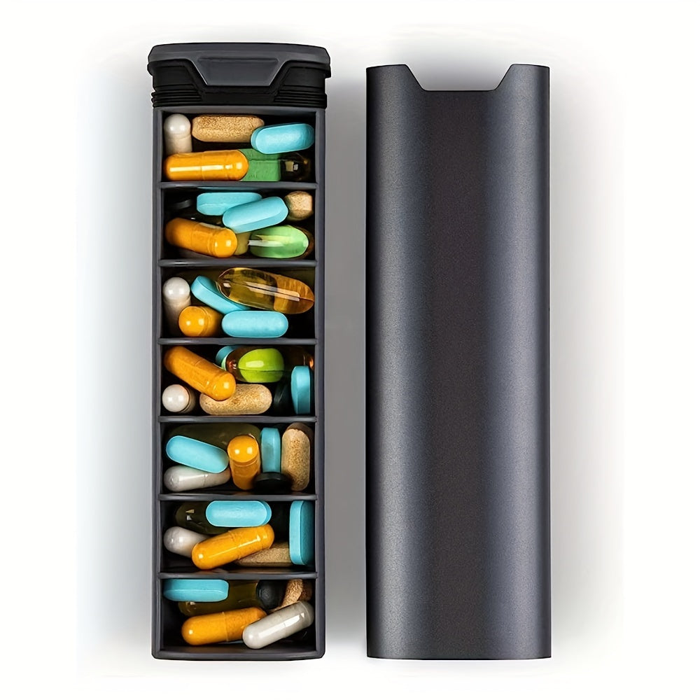 Aluminum Travel-Friendly Pill Organizer