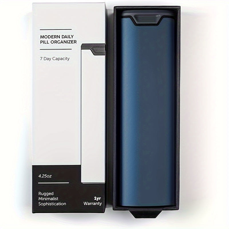 Aluminum Travel-Friendly Pill Organizer