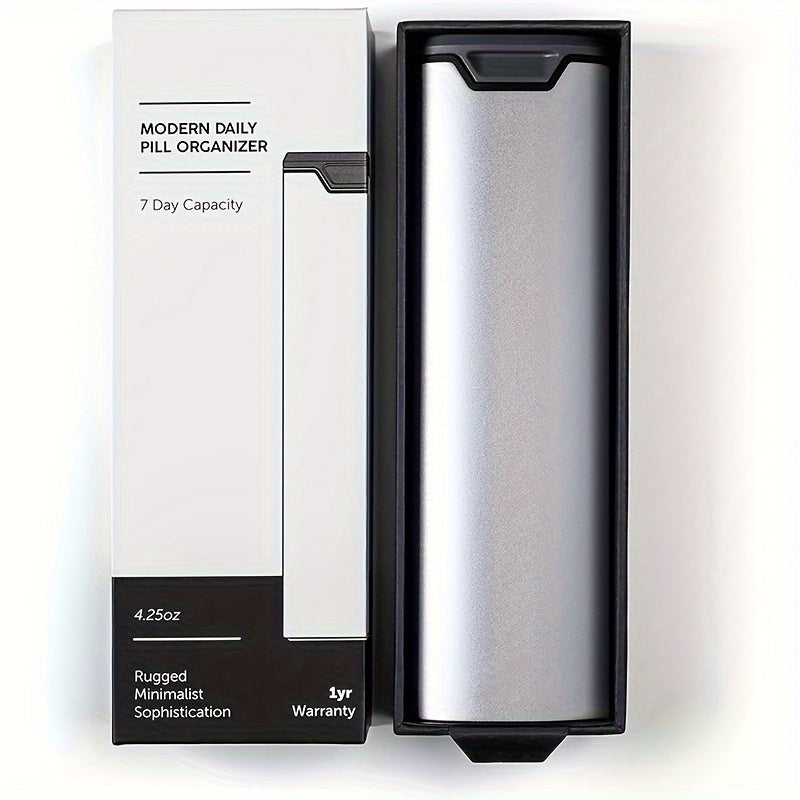 Aluminum Travel-Friendly Pill Organizer