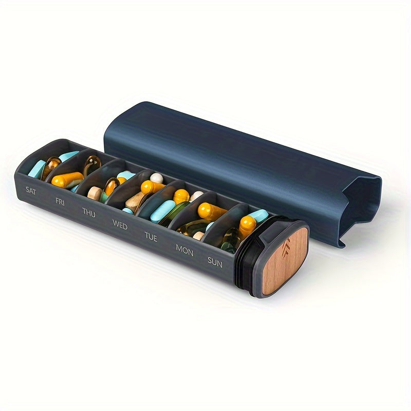 Aluminum Travel-Friendly Pill Organizer