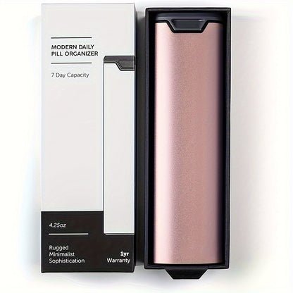 Aluminum Travel-Friendly Pill Organizer