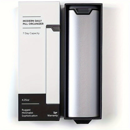 Aluminum Travel-Friendly Pill Organizer