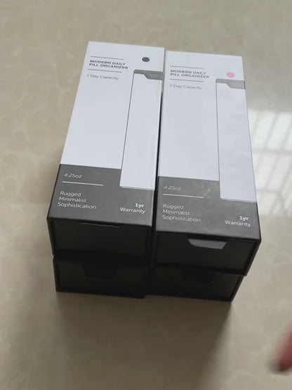 Aluminum Travel-Friendly Pill Organizer